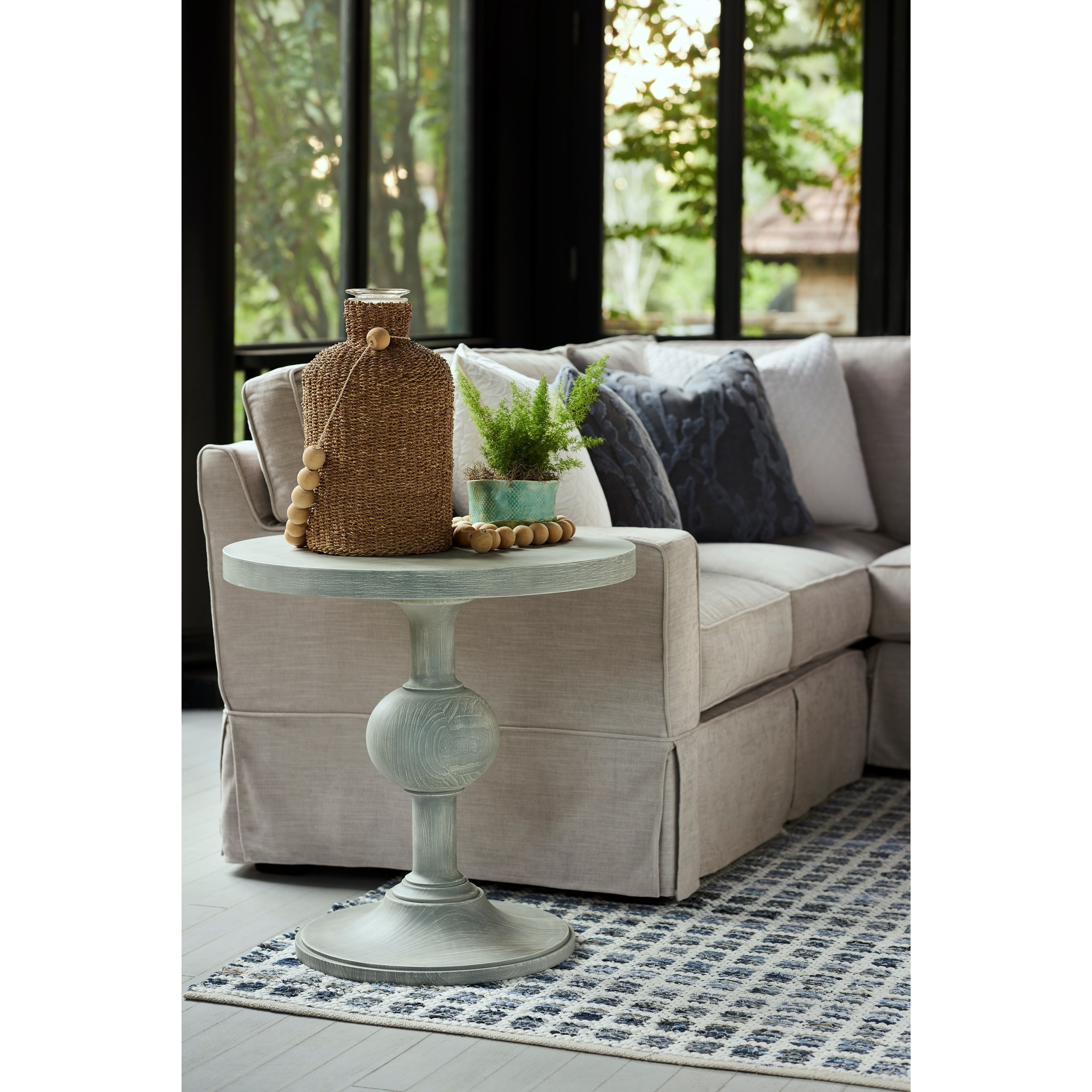 Coastal end tables and coffee tables top